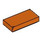 LEGO Reddish Orange Tile 1 x 2 with Groove (3069 / 30070)