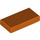 LEGO Reddish Orange Tile 1 x 2 with Groove (3069 / 30070)