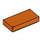LEGO Roodachtig Oranje Tegel 1 x 2 met groef (3069 / 30070)