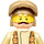 LEGO Resistance Trooper met Light Tan Jacket en Moustache (75131) minifiguur