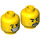 LEGO Rex Dangervest Minifigure Head (Recessed Solid Stud) (3626 / 57479)
