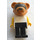 LEGO Ricky Raccoon Fånge Uniform Fabuland Figur