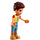LEGO River with Safety Vest Minifigure