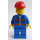 LEGO Road Worker with Red Construction Helmet Minifigure