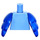 LEGO Roadrunner Minifig Torse avec Bleu Poulet Bras (973)