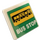 LEGO Roadsign Clip-aan 2 x 2 Vierkant met Bus en &#039;BUS STOP&#039; aan Groen Background Sticker met open &#039;O&#039;-clip (15210)