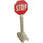 LEGO Roadsign Octagonal with Stop Sign