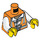 LEGO Robber Minifig Torse (973 / 76382)