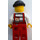 LEGO Robber med Striped Skjorte og Stained Rød Overalls Minifigur