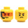 LEGO Robin Minifigure Head (Recessed Solid Stud) (3626 / 36351)