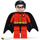 LEGO Robin met Zwart Cape minifiguur