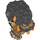 LEGO Rock Monster Body (Large) with Black and Orange (87959)