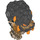 LEGO Felsen Monster - Groß mit Schwarz und Orange (87959)