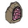 LEGO Rock with Transparent Dark Pink Crystal (49656)