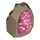 LEGO Rock with Transparent Dark Pink Crystal (49656)