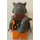 LEGO Rakete Raccoon mit Grau Fell und Orange Anzug Minifigur