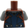 LEGO Rocket Raccoon with Gray Fur and Reddish Brown Top Minifig Torso (973 / 76382)