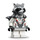 LEGO Raket Raccoon met Grijs Bont en Wit Jumpsuit Minifiguur