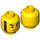 LEGO Rocket Racer Minifigure Head (Recessed Solid Stud) (3626 / 77790)