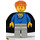 LEGO Ron Weasley con Azul Jersey y Capa Minifigura