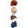 LEGO Ron Weasley med Mørkerød Plaid Skjorte Minifigur