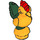 LEGO Rooster avec Green et Orange (32994)