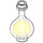 LEGO Round Bottom Flask with Transparent Yellow