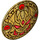 LEGO Round Shield with Curved Face with Gold Dragon Face (75902 / 105523)