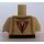 LEGO Rowan mit Beige Jacke Minifigur Torso (973 / 76382)