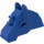 LEGO Koningsblauw Paard Battle Helm (Angular) (44557 / 48492)