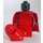 LEGO Royal Bewachen mit Dark rot Waffen und Hände Minifigur (Standard-Umhang)