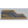 LEGO Rudder 1 x 8 with Medium Stone Gray Pattern and Black Line Right Side Sticker (23930)