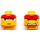 LEGO Ryo Dual Sided Head (Safety Stud) (3626 / 55711)