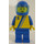 LEGO &quot;S&quot; Racer Blue/Yellow Minifigure