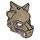 LEGO Saber-Tooth Tiger Mask with Fangs with Copper Chain and Purple Wounds (15083 / 17345)