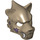 LEGO Saber-Tooth Tiger Mask with Fangs with Copper Chain and Purple Wounds (15083 / 17345)