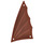 LEGO Sail 12 x 21 Triangular with Winged Edge and Dark Brown (14310)