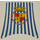 LEGO Sail with Blue Stripes and Red and Yellow Shield and Crown