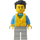 LEGO Marynarz z Kamizelka ratunkowa Minifigurka