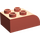 LEGO Lachs Duplo Backstein 2 x 3 mit Gebogenes Oberteil (2302)