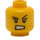 LEGO Samurai X Head (Recessed Solid Stud) (13620 / 70542)