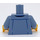 LEGO Zandblauw 1970 Dodge Charger Bestuurder Minifiguur Torso (973 / 76382)