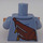 LEGO Sand Blue Amber Grant Minifig Torso (973 / 76382)