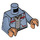 LEGO Sandblau America Chavez Minifig Torso (973 / 76382)