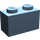 LEGO Sand Blue Brick 1 x 2 with Bottom Tube (3004 / 93792)