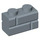 LEGO Sandblau Backstein 1 x 2 mit Embossed Bricks (98283)