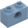 LEGO Sand Blue Brick 1 x 2 with Hole (3700)