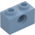 LEGO Sand Blue Brick 1 x 2 with Hole (3700)