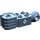 LEGO Sandblau Backstein 2 x 2 mit Achse Loch, Vertikale Scharnier Joint, und Fist (47431)
