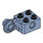 LEGO Sand Blue Brick 2 x 2 with Hole, Half Rotation Joint Ball Vertical (48171 / 48454)